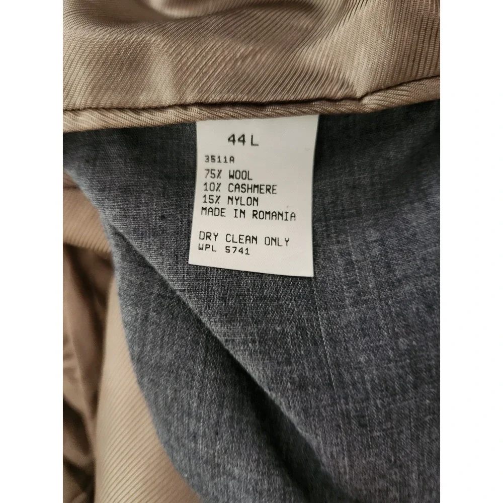 Oscar De La Renta Green Sport Coat Blazer Wool Cashmere 44L Vintage Quiet Luxury